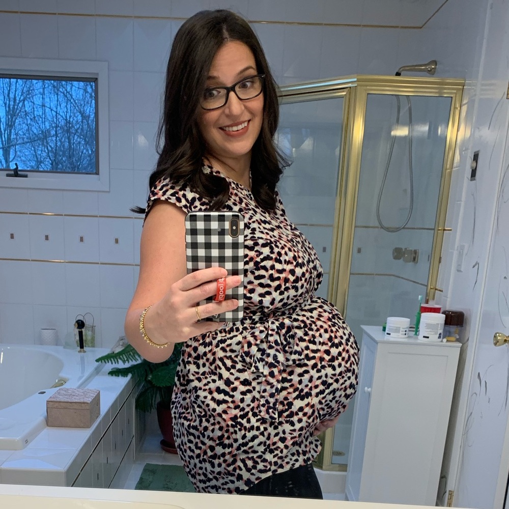Motherhood Maternity Tie Waist Top
